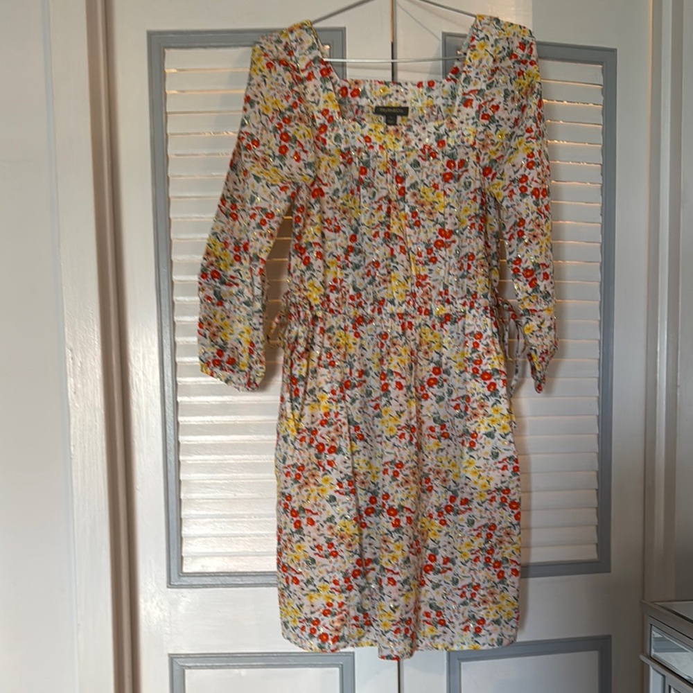 Style & Co Floral Scoop Neck Sundress